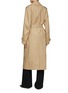 Back View - Click To Enlarge - TOTEME - Biker Cotton Trench Coat