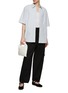 Figure View - Click To Enlarge - TOTEME - Short Sleeve Poplin Shirt