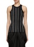 Main View - Click To Enlarge - TOTEME - Curved Rib Knit Tank Top