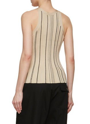 Back View - Click To Enlarge - TOTEME - Curved Rib Knit Tank Top