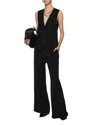 Figure View - Click To Enlarge - LA COLLECTION - Asami Silk Crepe Pants