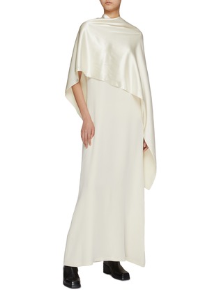 Figure View - Click To Enlarge - LA COLLECTION - Celine Silk Maxi Dress