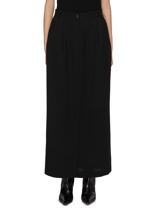 Main View - Click To Enlarge - LA COLLECTION - Chio Wool Maxi Skirt