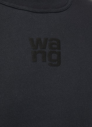Womens Alexander Wang grey Cotton-Rich Logo Sweatshirt