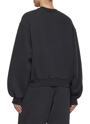 Back View - Click To Enlarge - T BY ALEXANDER WANG - Puff Logo Terry Sweatshirt
