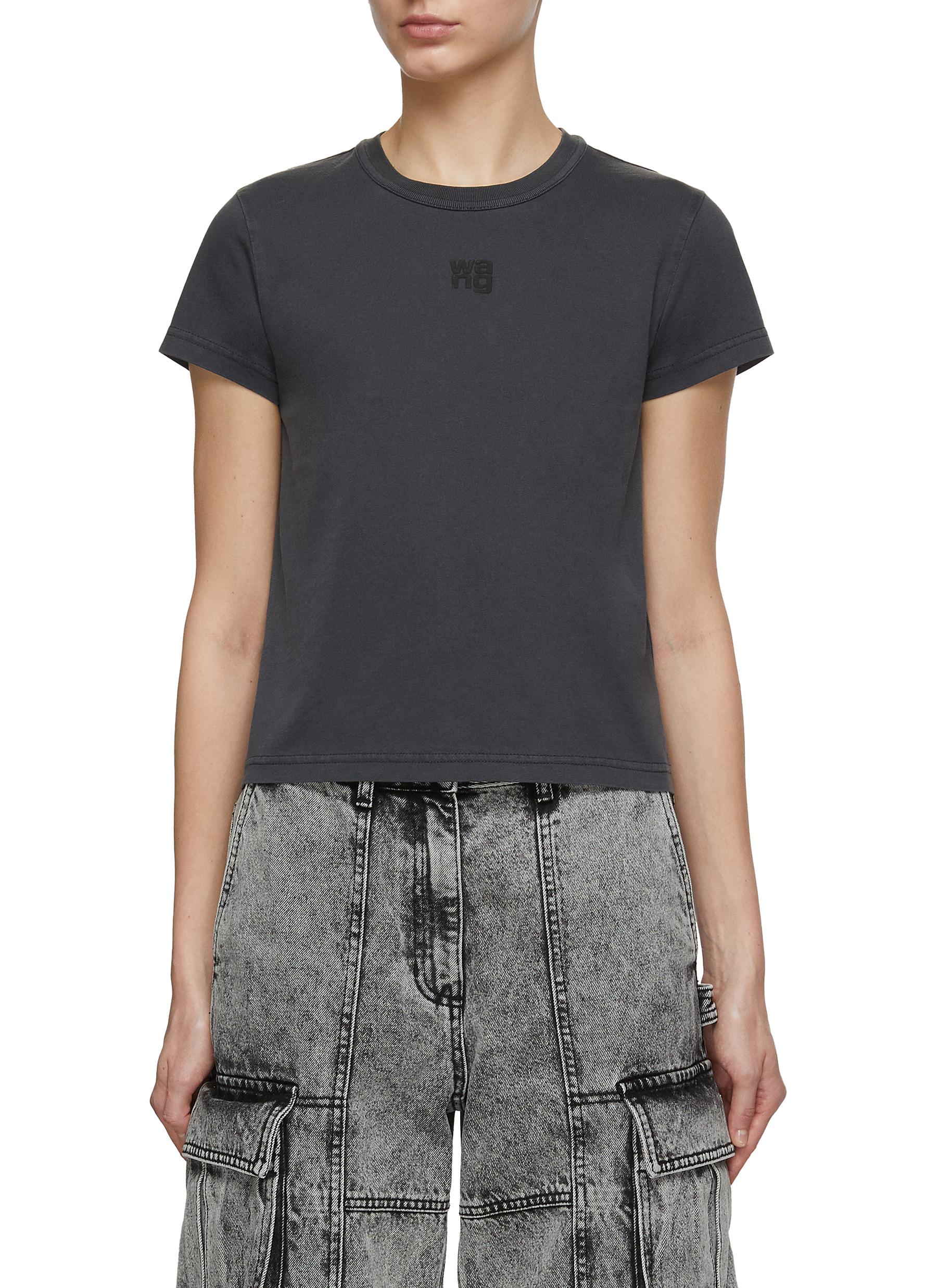 Shorts with logo T by Alexander Wang - this cool shorts and t