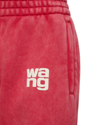 Alexander Wang Puff Paint Logo Sweatpant in Pink Glo