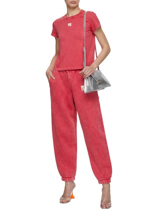 Figure View - Click To Enlarge - T BY ALEXANDER WANG - Puff Logo Terry Sweatpants