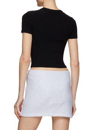 Back View - Click To Enlarge - T BY ALEXANDER WANG - Cropped Baby T-Shirt
