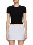 Main View - Click To Enlarge - T BY ALEXANDER WANG - Cropped Baby T-Shirt
