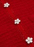 Detail View - Click To Enlarge - SELF-PORTRAIT - Kids Flower Embellished Knit Cardigan