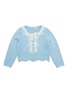 Main View - Click To Enlarge - SELF-PORTRAIT - Kids Sequin Knit Cardigan