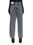 Main View - Click To Enlarge - BONBOM - Tucked Straight Leg Jeans