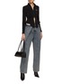Figure View - Click To Enlarge - BONBOM - Tucked Straight Leg Jeans