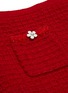 Detail View - Click To Enlarge - SELF-PORTRAIT - Kids Flower Embellished Knit Skirt