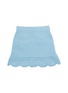 Figure View - Click To Enlarge - SELF-PORTRAIT - Kids Sequin Knit Skirt