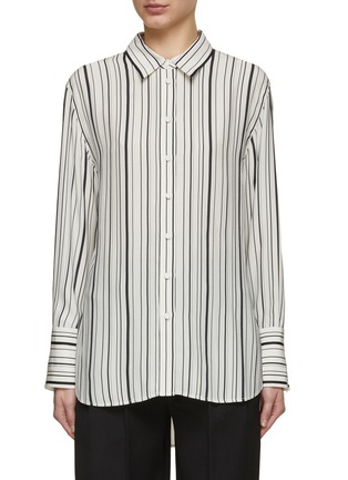 Main View - Click To Enlarge - JOSEPH - Stripe Silk Shirt
