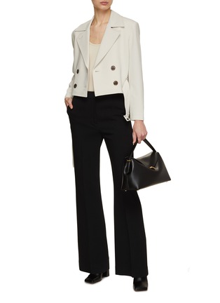 Figure View - Click To Enlarge - THEORY - Cropped Trench Jacket