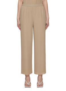 8 By YOOX COTTON-SILK PULL ON PANTS, Apricot Women's Casual Pants