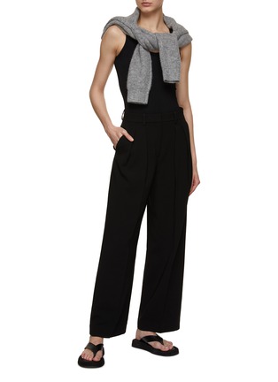 Figure View - Click To Enlarge - THEORY - Pleated Flat Front Pants