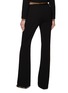 Back View - Click To Enlarge - THEORY - Flared Leg Crepe Pants