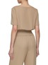 Back View - Click To Enlarge - THEORY - Ribbed Waist Silk Top