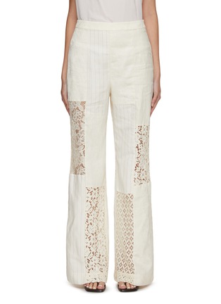 Main View - Click To Enlarge - ZIMMERMANN - Luminosity Patch Lace Pants