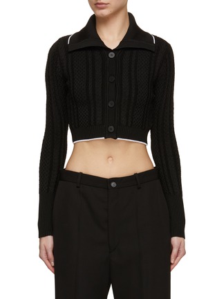 Main View - Click To Enlarge - JACQUEMUS - Le Cardigan Bela Cropped Cardigan