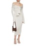 Figure View - Click To Enlarge - JACQUEMUS - La Robe Doble Faux Cardigan Dress