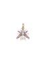 Main View - Click To Enlarge - STORROW JEWELRY - Beatrice Bee 14K Gold Pink Sapphire Pearl Charm