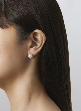 Detail View - Click To Enlarge - MIO HARUTAKA - BonBon 18K White Gold Diamond Single Earring