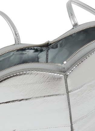 Detail View - Click To Enlarge - ALAÏA - Le Coeur Eel Leather Crossbody Bag