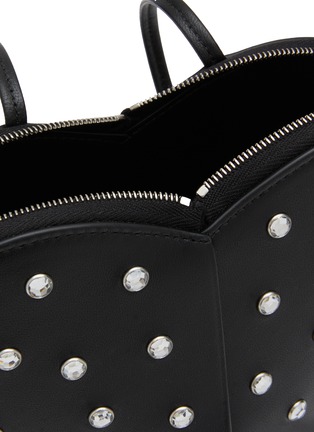 Detail View - Click To Enlarge - ALAÏA - Le Coeur Leather Crossbody Bag