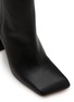 Detail View - Click To Enlarge - AMINA MUADDI - Marine 95 Leather Knee High Boots