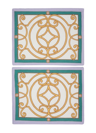 Main View - Click To Enlarge - LA DOUBLEJ - Cortile Gold Tablemat — Set Of 2