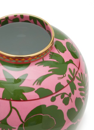 Detail View - Click To Enlarge - LA DOUBLEJ - Bubble Vase — Wildbird Rosa/Verde