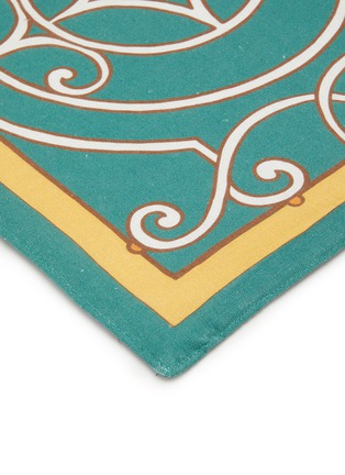 Detail View - Click To Enlarge - LA DOUBLEJ - Cortile Green Tablemat — Set Of 2