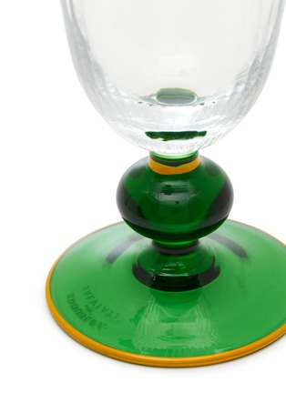 Detail View - Click To Enlarge - LA DOUBLEJ - Perfetto Wine Glass — Green