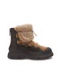 Main View - Click To Enlarge - BRUNELLO CUCINELLI - Monili Embellished Suede Chunky Ankle Boots