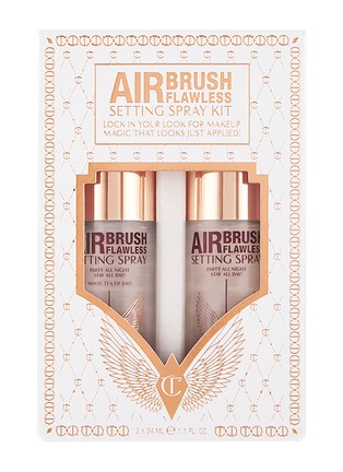 Main View - Click To Enlarge - CHARLOTTE TILBURY - Christmas 2023 Limited Edition AIRbrush Flawless Setting Spray Kit