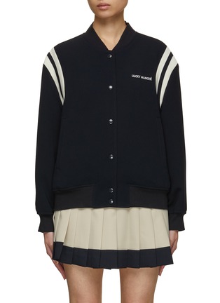 Main View - Click To Enlarge - LUCKY MARCHÉ - Le Match Varsity Jacket