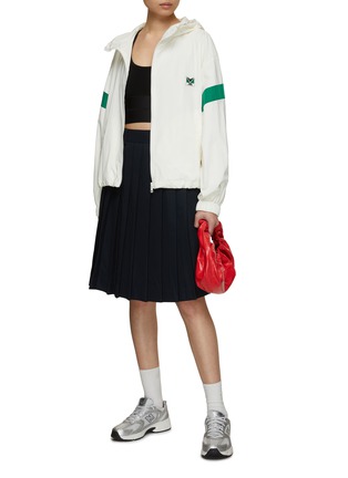 Figure View - Click To Enlarge - LUCKY MARCHÉ - Hooded Colour Block Jacket