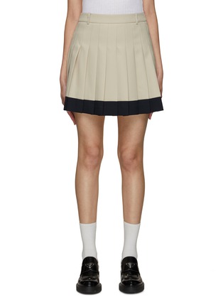 Main View - Click To Enlarge - LUCKY MARCHÉ - Le Match Active Pleated Skirt