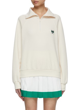 Main View - Click To Enlarge - LUCKY MARCHÉ - Le Match Essential Half Zip Sweater