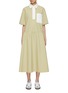 Main View - Click To Enlarge - LUCKY MARCHÉ - Contrast Pocket Collar Dress