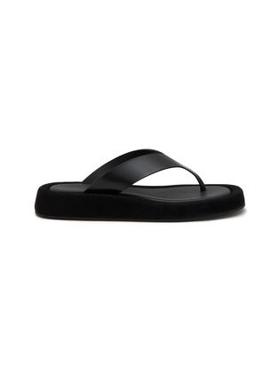 Main View - Click To Enlarge - THE ROW - Ginza Velvet Leather Sandals