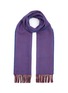 Main View - Click To Enlarge - JOHNSTONS OF ELGIN - Reversible Cashmere Wool Scarf