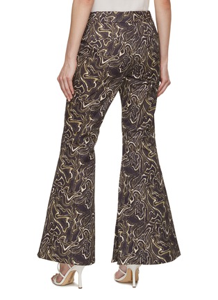 Back View - Click To Enlarge - NACKIYÉ - Jagger Marble Flared Pants