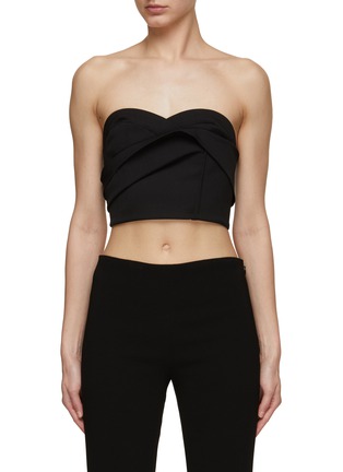 Main View - Click To Enlarge - NACKIYÉ - Draped Bustier Top