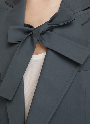  - NACKIYÉ - Oversized Double Breasted Jacket With Ribbon Detail